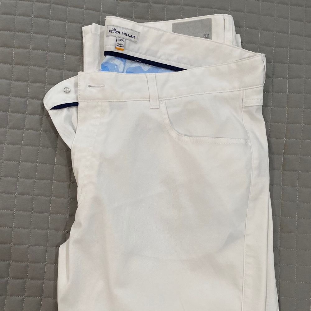 Peter Millar white pants